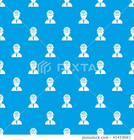Miner pattern vector seamless blue 45459061