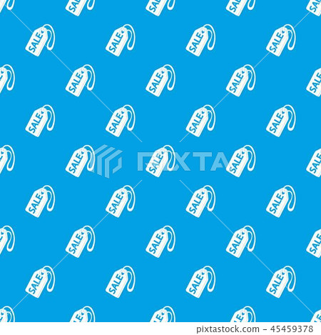 Shop sale pattern vector seamless blue 45459378