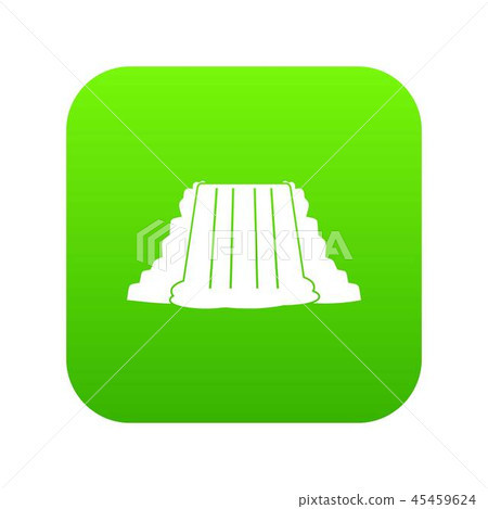Niagara Falls icon digital green 45459624
