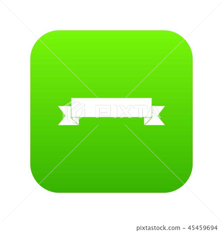 Ribbon icon digital green 45459694