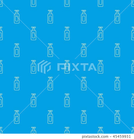 Shampoo dispenser pattern vector seamless blue Shampoo dispenser pattern vector seamless blue 45459931