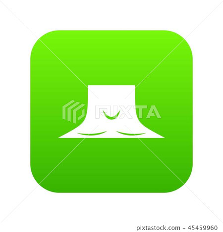 Human neck icon digital green Human neck icon digital green 45459960