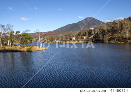 Shinshu Nagano Prefecture Hino-shi Tateshin Plateau Late Lake Shirakaba and Tateyama 45460214
