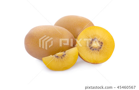 kiwi gold isolated on the white background kiwi gold isolated on the white background 45460567