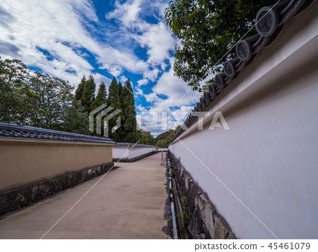 美麗的花園在日本姬路城堡西皇宮遺址花園Kokoen秋葉姬路公園姬路城堡日本花園在姬路城堡 美麗的花園在日本姬路城堡西皇宮遺址花園Kokoen秋葉姬路公園姬路城堡日本花園在姬路城堡 45461079