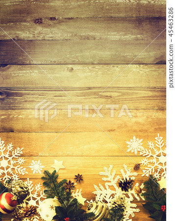 背景木五穀聖誕節裝飾品 45463286