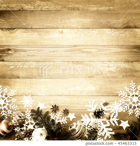 Background-Wood Grain-Christmas-Ornament 45463315