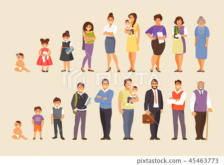 Growing stages vector - Stock Illustration [45463773] - PIXTA