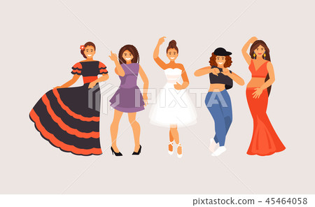 Dance styles vector Dance styles vector 45464058