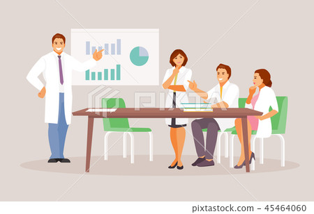 Medical conference vector 45464060