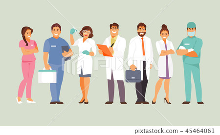 Medical staff vector 45464061
