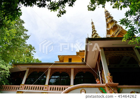 Wat(temple), Burmese style, in Chiang Mai,Thailand Wat(temple), Burmese style, in Chiang Mai,Thailand 45464262