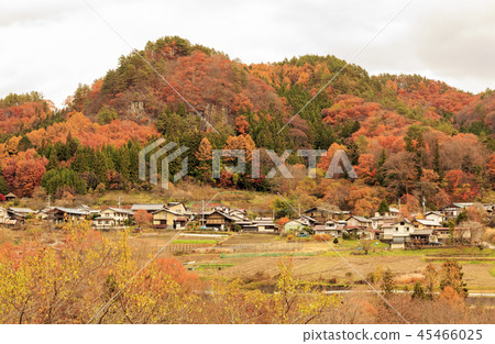 Rokugoi village Akaiwa district Autumn leaves Rokugoi village Akaiwa district Autumn leaves 45466025