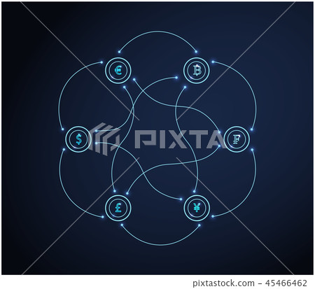 Currency symbol set. Finance business concept. 45466462