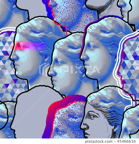 Classical pattern of Venus de Milo statue Classical pattern of Venus de Milo statue 45466638