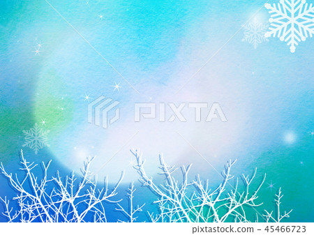 下雪的冬天背景 下雪的冬天背景 45466723
