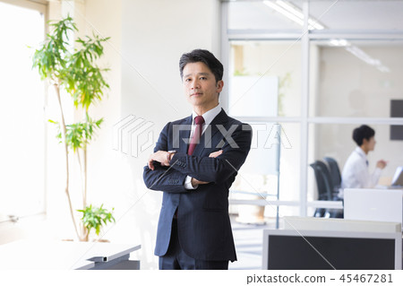 middle businessman middle businessman 45467281