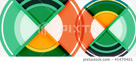 Circle abstract background, geometric modern design template Circle abstract background, geometric modern design template 45470481
