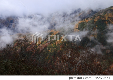 通往東北Itoyo山區的Itoyo山峰頂部的道路 45470634