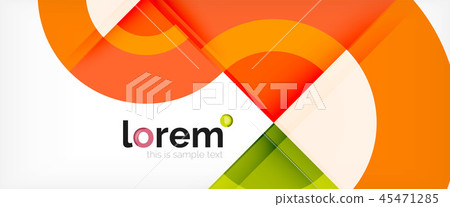 Multicolored round shapes abstract background Multicolored round shapes abstract background 45471285