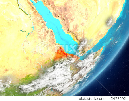 Eritrea from space Eritrea from space 45472692
