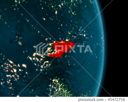 Kyrgyzstan at night 45472758