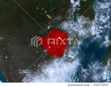 Night view of Zimbabwe 45472991