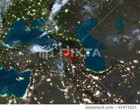 Night view of Armenia 45473025