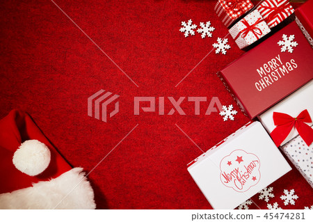 Christmas red background Christmas red background 45474281