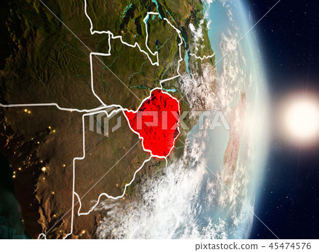 Zimbabwe during sunrise Zimbabwe during sunrise 45474576