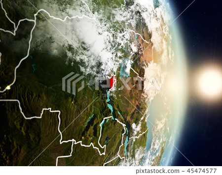 Burundi during sunrise Burundi during sunrise 45474577