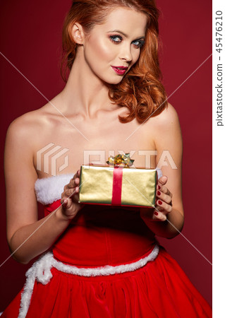 beautiful sexy girl with christmas gifts beautiful sexy girl with christmas gifts 45476210