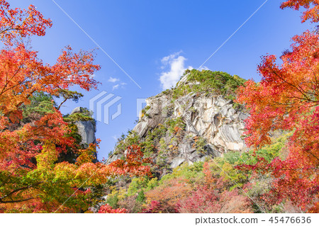Shosenkyo Gyoen Shosenkyo Kakuen Peak Yume no Matsushima Autumn leaves Mountains 45476636