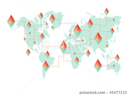 Ethereum cryptocurrency all around the world Ethereum cryptocurrency all around the world 45477215