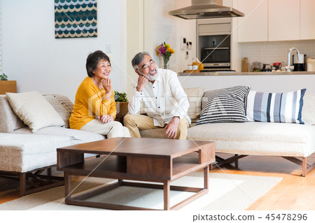 Senior couple house living 45478296