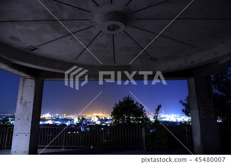 <Night scene> Happosan Park Handa City Observatory 45480007