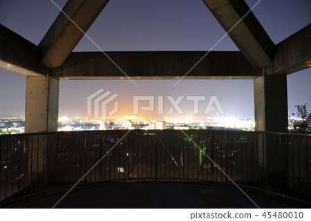 <夜景> Happosan Park Handa City Observatory 45480010