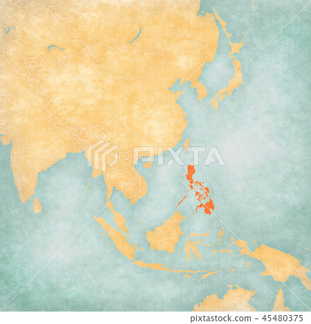 Map of East Asia - Philippines Map of East Asia - Philippines 45480375