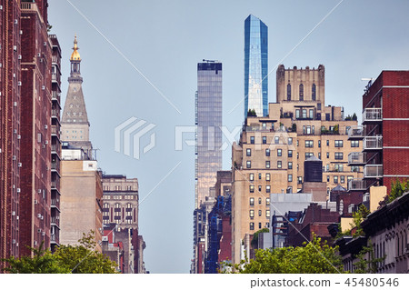 Manhattan diverse architecture, New York City. Manhattan diverse architecture, New York City. 45480546