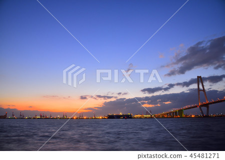 <植物夜景> Shiomi碼頭名古屋港Triton 45481271
