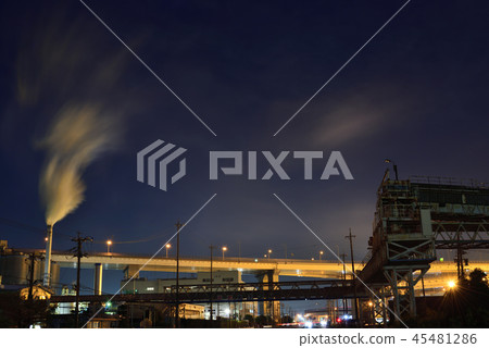 <Plant night view> Shiomi Pier Nagoya Port Triton <Plant night view> Shiomi Pier Nagoya Port Triton 45481286