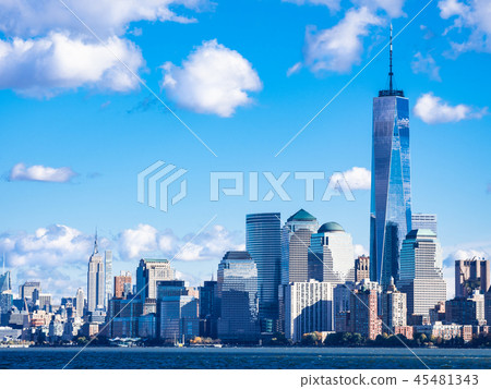紐約曼哈頓的摩天大樓 紐約曼哈頓的摩天大樓 45481343