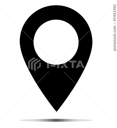 map localization icon on white background.  45481992