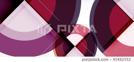 Circle abstract background, geometric modern design template 45482552