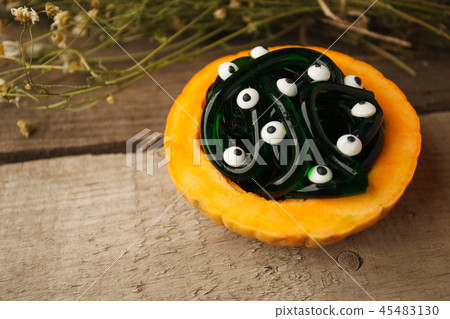 Halloween holiday food closeup Halloween holiday food closeup 45483130