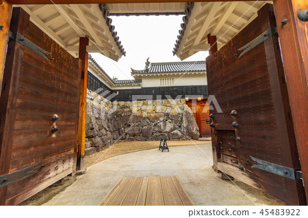 Kosen Gate Koryomon（Niimon）Tiger Gate Matsumoto Castle仍然存在 45483922