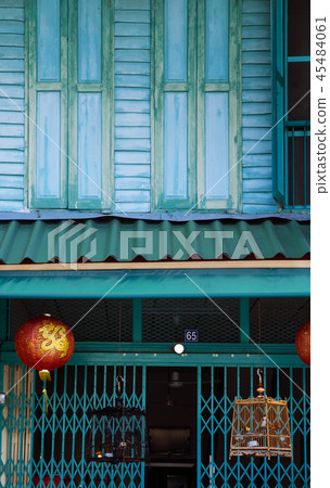 Old vintage colourful building Songkhla old town 45484061