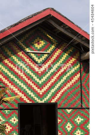 Colorful hut on Vanuatu Colorful hut on Vanuatu 45484604