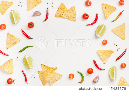 Mexican Food preparation cooking concept 45485576
