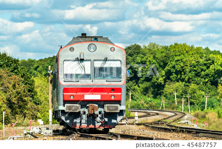 Railbus at Konyshevka station in Russia Railbus at Konyshevka station in Russia 45487757